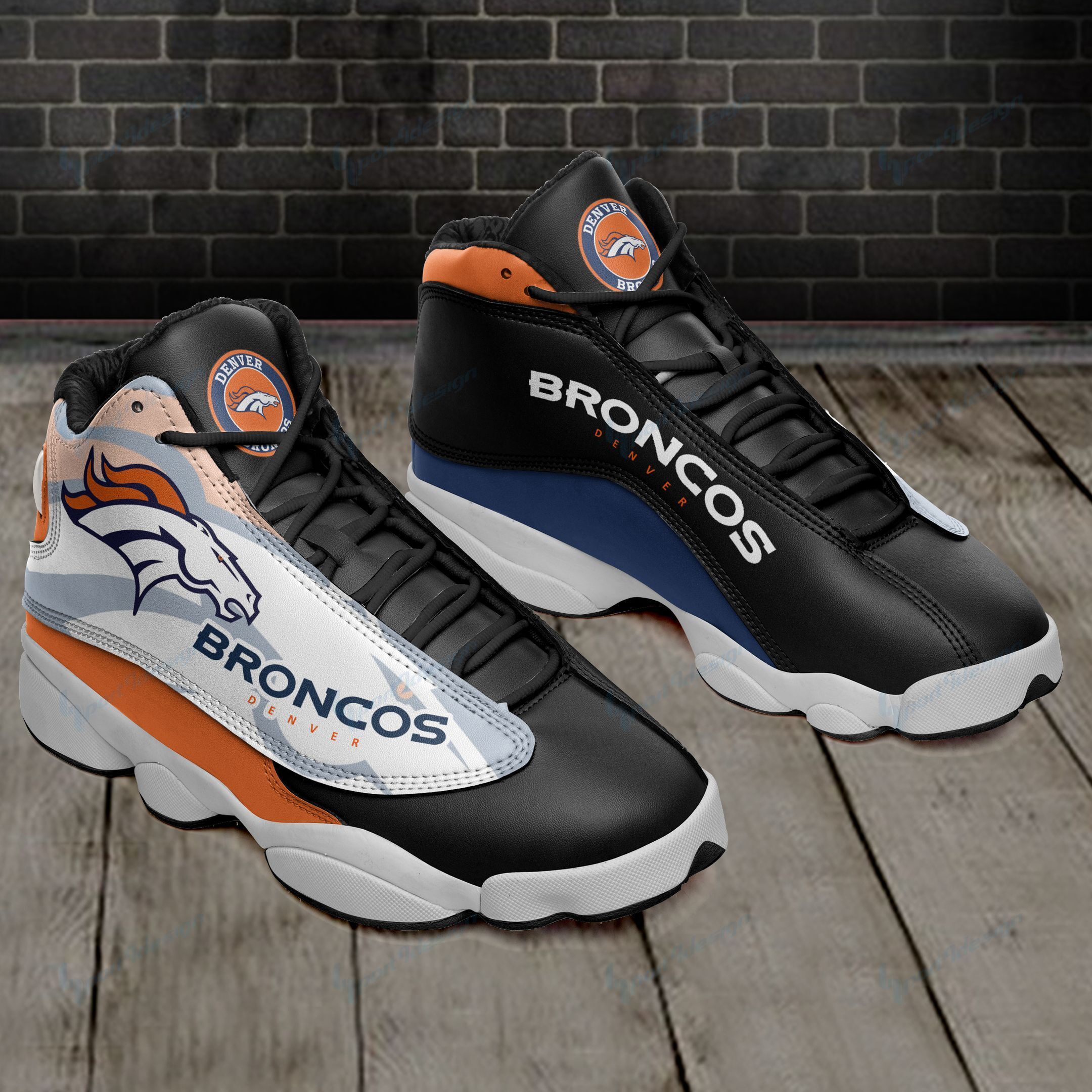 Denver Broncos Air JD13 Sneakers 372