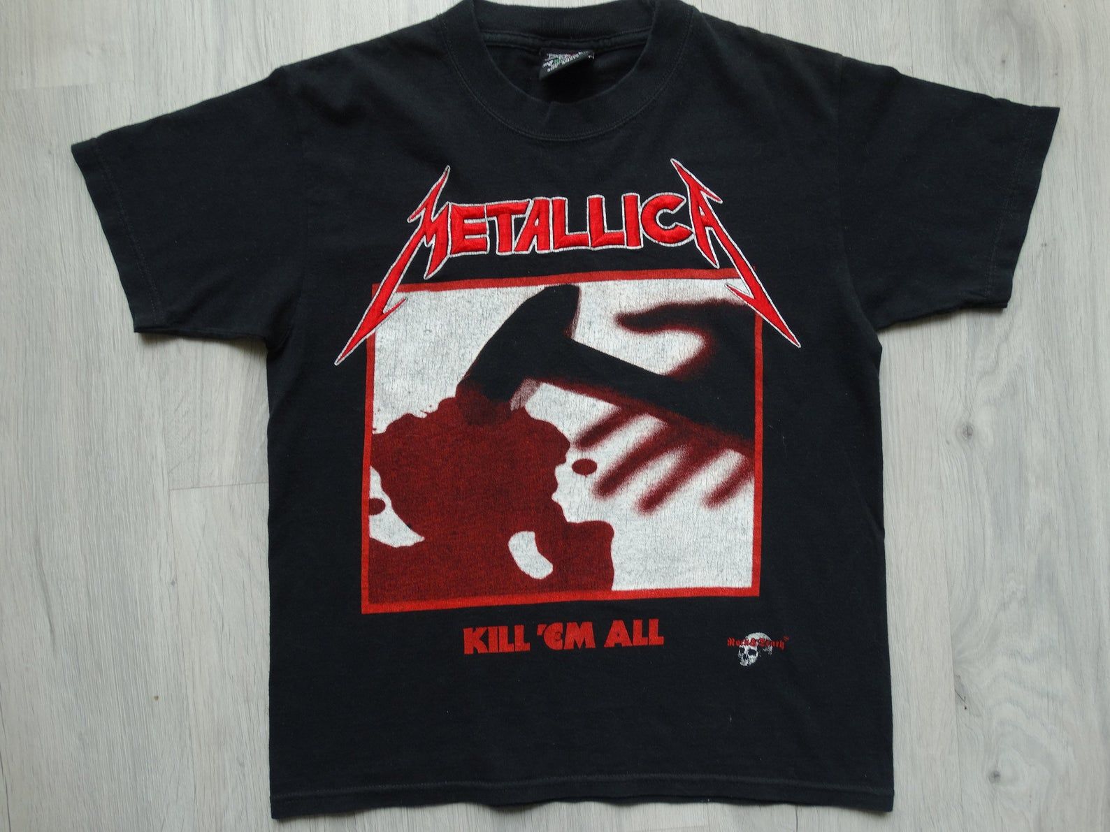 Vintage Metallica Kill Em All Shirt S Embroidered Metallica Shirt