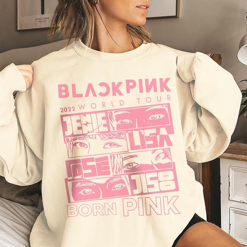 Blackpink Shirt, Black Pink Pink Venom Shirt, Jennie Shirt, Rose Shirt, Jisoo Shirt, Lisa Shirt, Blackpink Born Pink Vintage 90S Style Tees