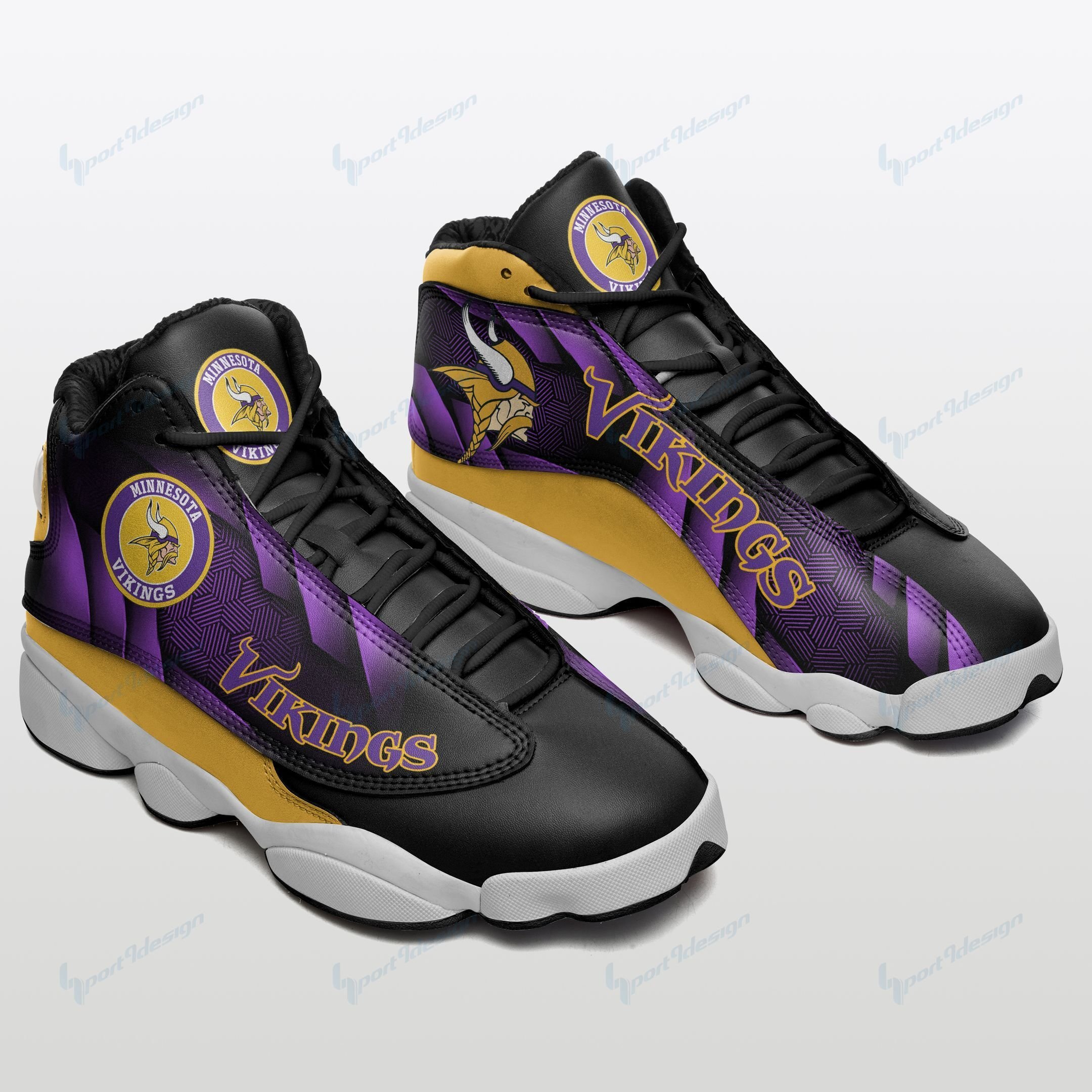 Minnesota Vikings Air JD13 Sneakers 603