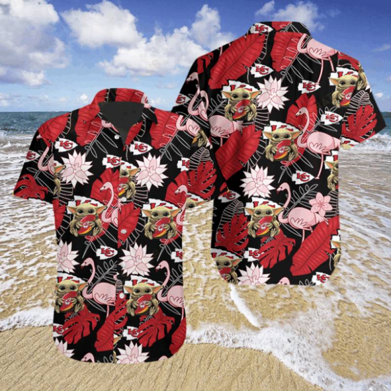 Kansas City Chiefs Flower Hawaii 3D Shirt With Shorts KSCC3D06180620