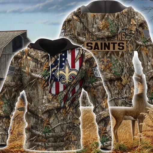 08-New Orleans Saints– TShirt, Hoodie, Sweatshirt… Realtree Camo