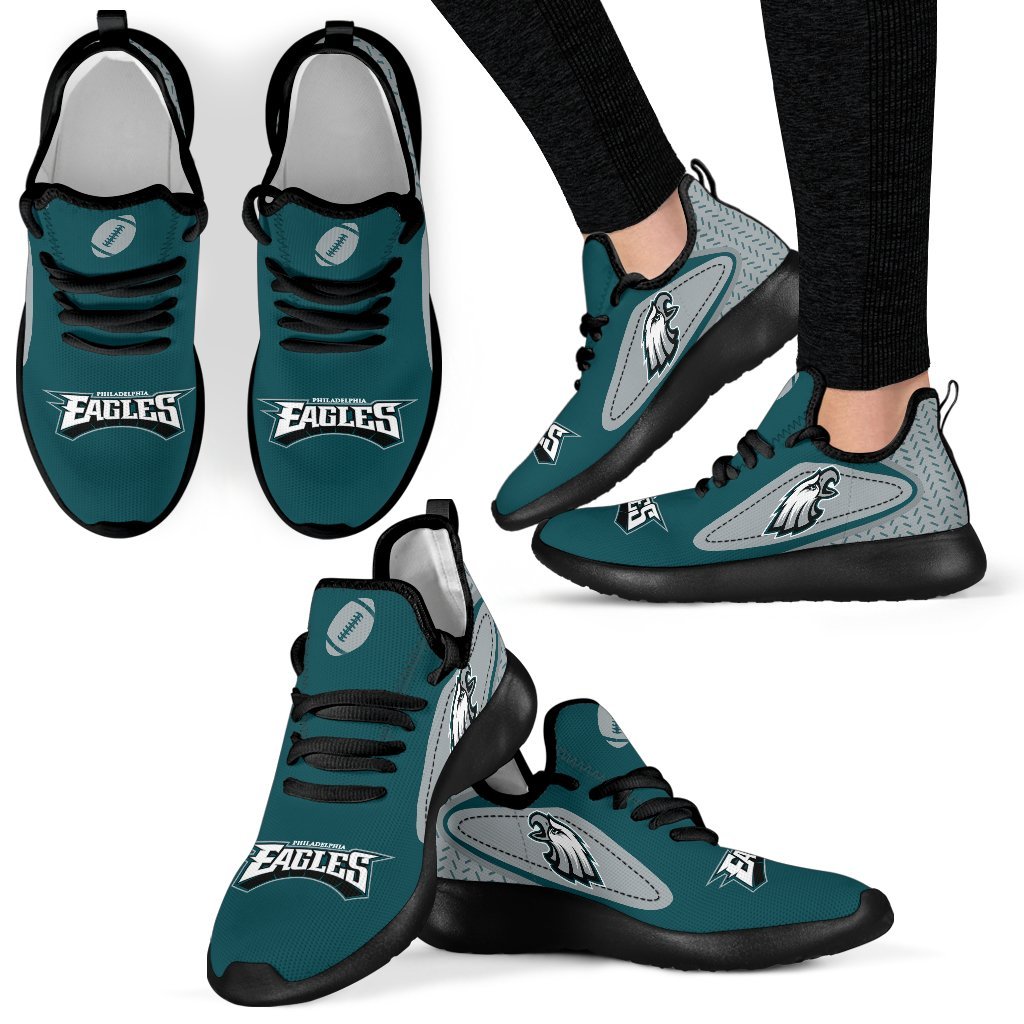 Colorful React Philadelphia Eagles Mesh Knit Sneakers