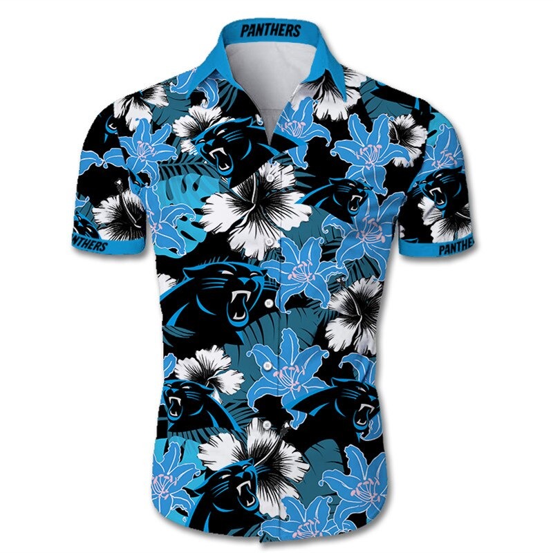 Carolina Panthers Hawaiian Shirt Design For Fans - Funnymugsandshirts Fashion