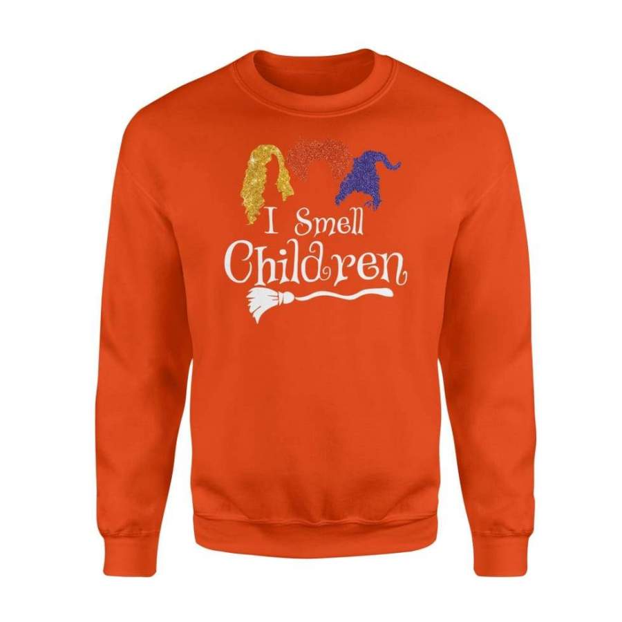 I Smell Kids Children Halloween Funny Costume Witches – Standard Fleece Sweatshirt