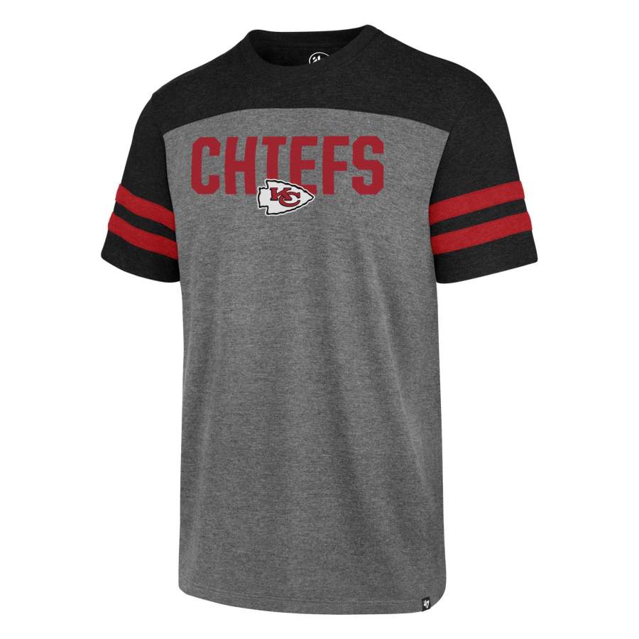 Kansas City Chiefs Versus ’47 Club Tri-Colored T-Shirt 3D All Over Print Mens