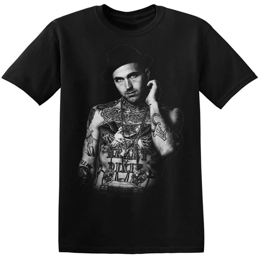 Men’s Summer T-shirt Yelawolf T Shirt Hip Hop Rapper Men Vintage Classic Rock Band T-shirt