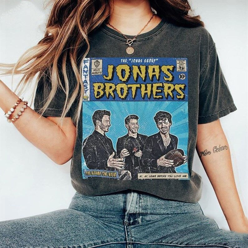 Jonas Brothers Shirt, The Jonas Group Shirt, Joe Jonas Homage Tshirt, Joe Jonas Fan Tees, Jonas Brother Merch Gift