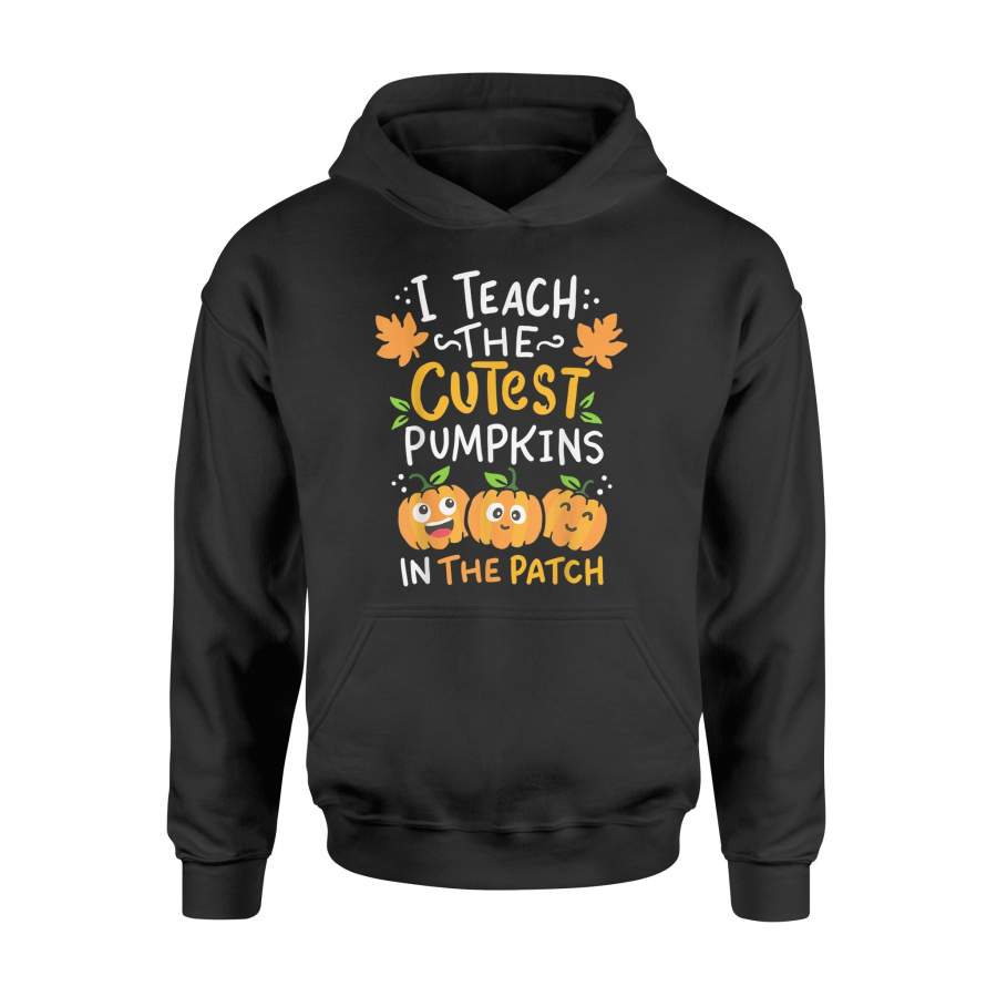 Halloween Tshirt Pre-K Teacher Cutest Pumpkins Tshirt – Standard Hoodie