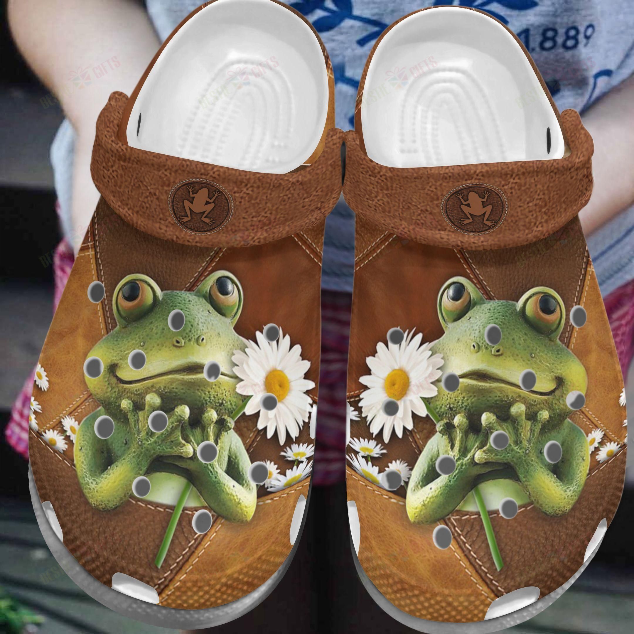 Frog Crocs Classic Clog Whitesole Da &hellip;