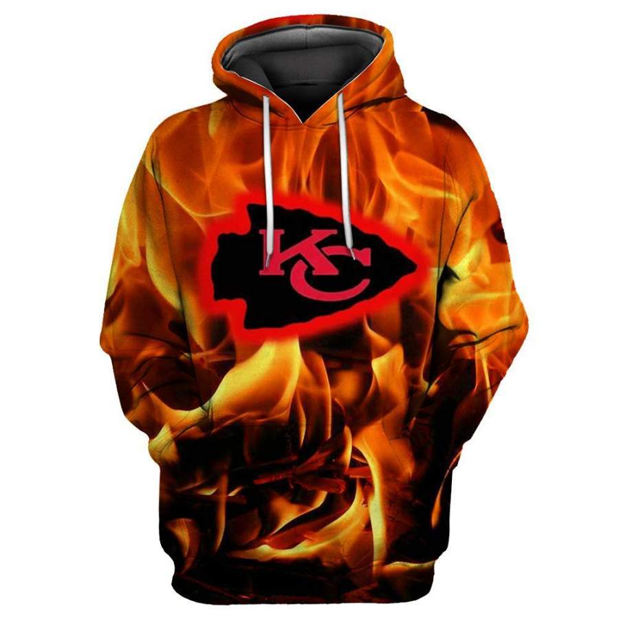 Kansas City Chiefs 3D Printed Hooded Pocket Pullover Hoodie 329 style