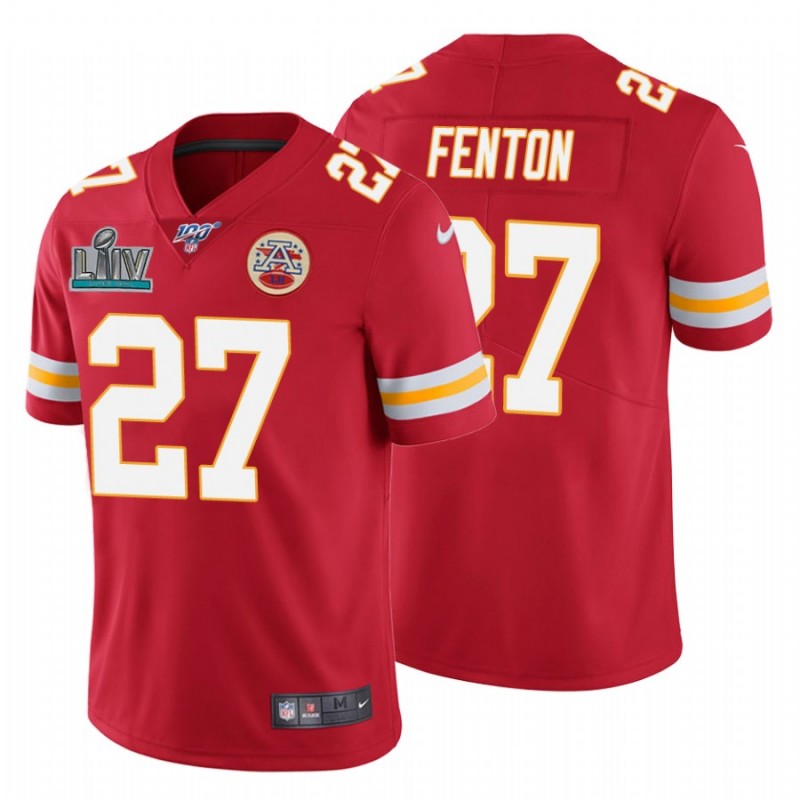 Men’S Rashad Fenton Kansas City Chiefs Red Super Bowl Liv Red Vapor Limited Jersey – All Stitched, Embroidery