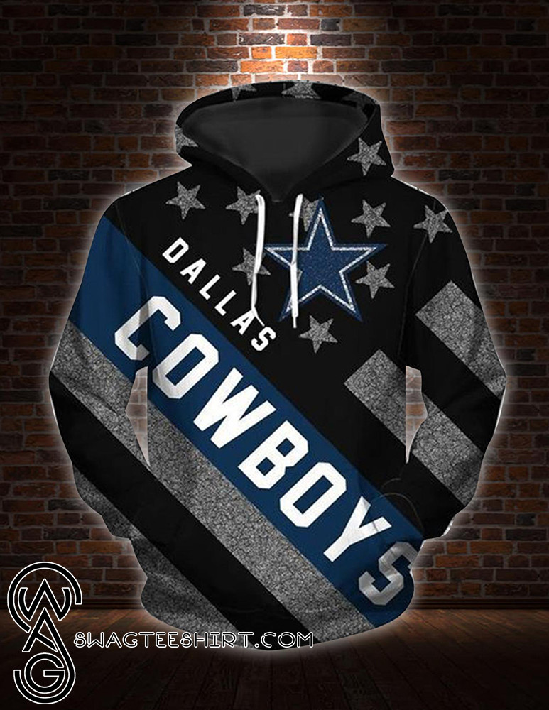 American Flag Dallas Cowboys 61 Unisex 3D Hoodie Gift For Fans