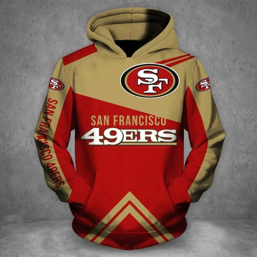 San Francisco 49Ers Clothing Apparel Jacket Sweater Hoodie Love 3D Vip ...