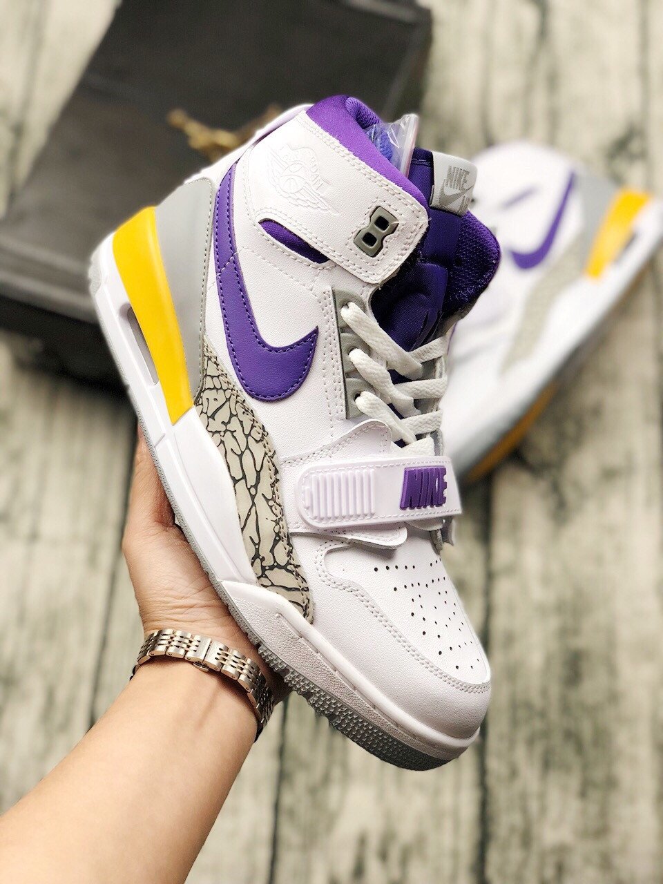 JD Legacy 312 Lakers WhiteField Purple-Amarillo 5341129