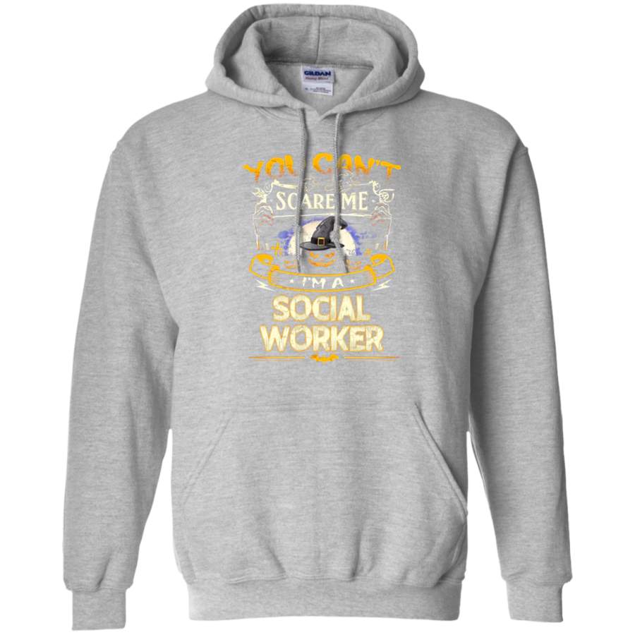 You Cant Scare Me Im A Social Worker Halloween T-Shirt Hoodie