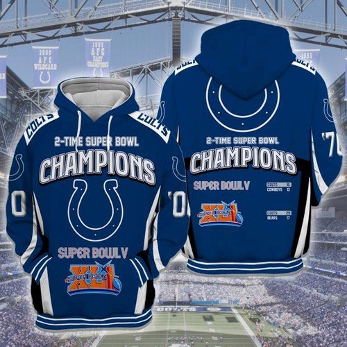 Indianapolis Colts 98 Unisex 3D Hoodie Gift For Fans