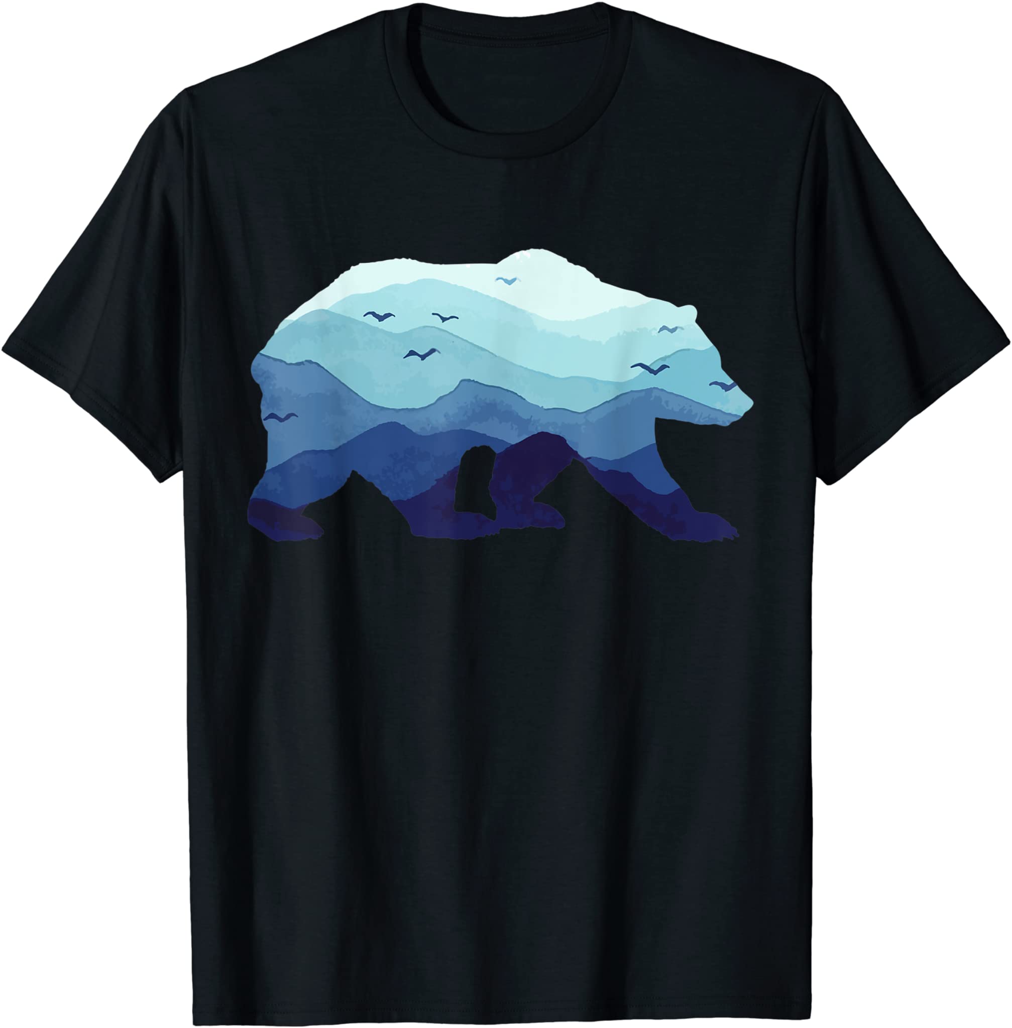 Bear Mountains Grizzly Hiking Camping Hiker Camper Gift T-Shirt