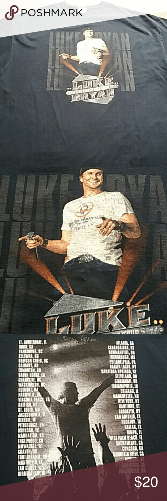 2 Shirt Luke Bryan Tour 2014 This Is A Shirt It Is A Luke Bryan Shirt