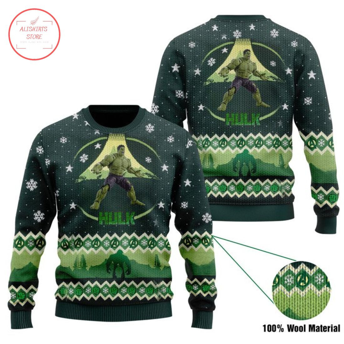 The Incredible Hulk Ugly Christmas Sweater