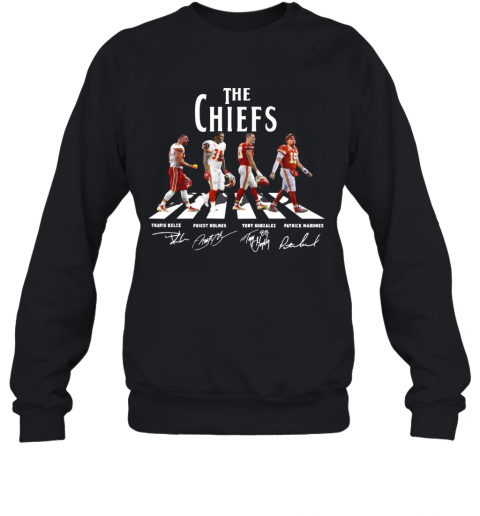 The Kansas City Chiefs Football Abbey Road Signatures Sweatshirt