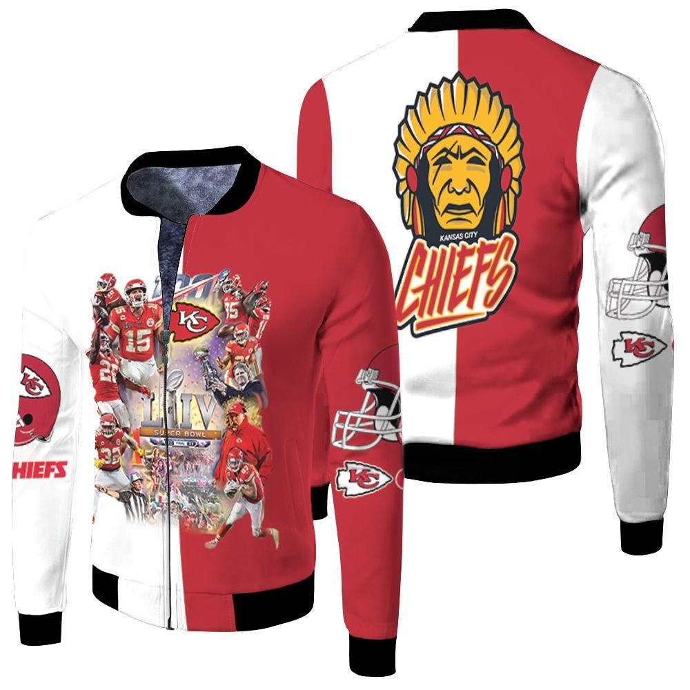 Kansas City Chiefs Super Bowl LIV Champion 2019 Greatest Football Team 3D Hoodie T shirt Sweater Fleece Bomber Jacket