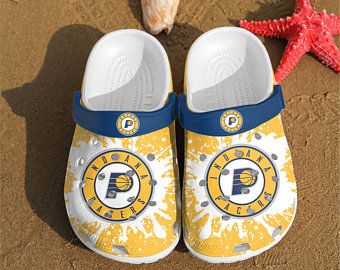 Indiana Pacers Crocs Crocband Clog Clog Comfortable For Mens And Womens Classic Clog Water Shoes