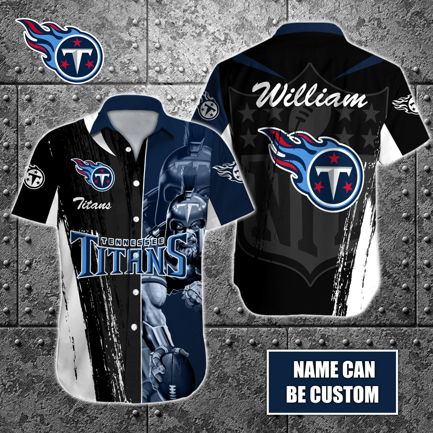 Tennessee Titans Nfl-Hawaiian Shirt Custom T-40919