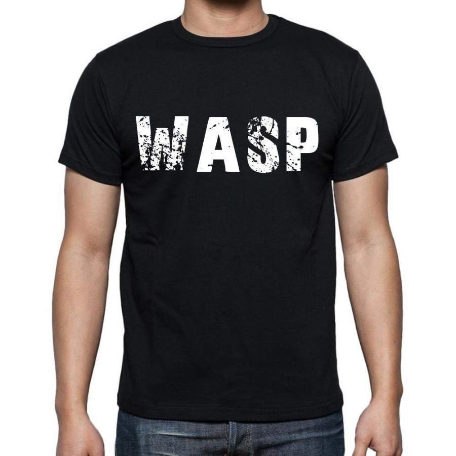 Wasp Men’S Short Sleeve Rounded Neck T-Shirt 00016