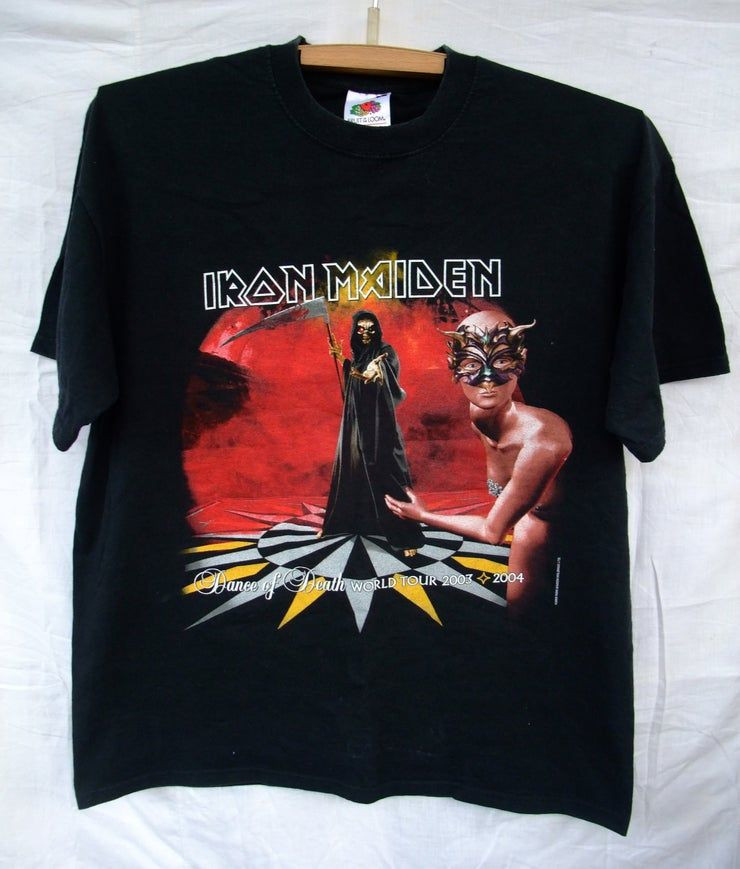 2000S Iron Maiden Dance Of The Death World Tour 2003 2004 Metallica Slayer Judas Priest Motorhead Shirt