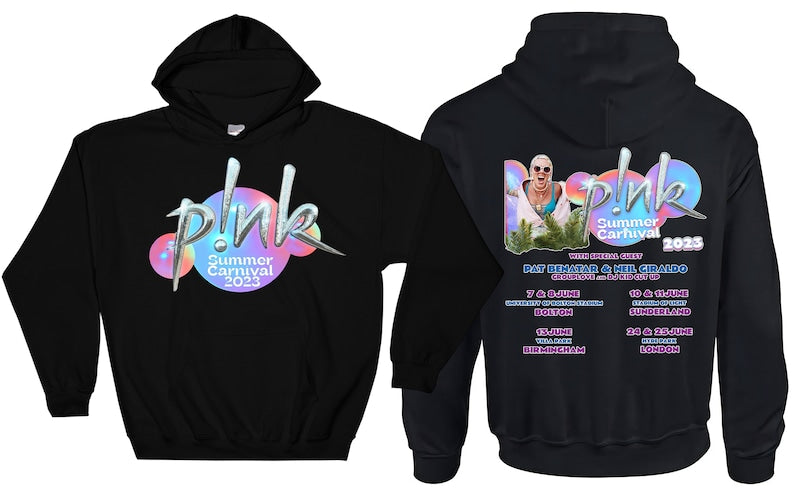 P!Nk Pink Singer Summer Carnival 2023 Festi Tour T Shirt Hoodie Hoody T-Shirt Tshirt