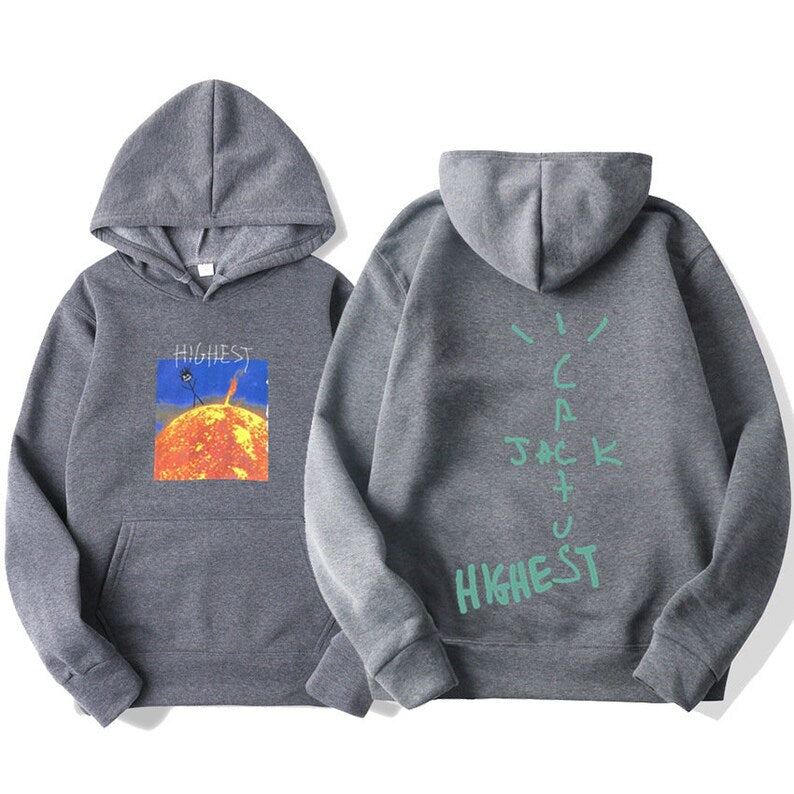 Cactus Jack Hip Hop Hoodies. Gift For Her Gift For Him, Holiday Gifts.