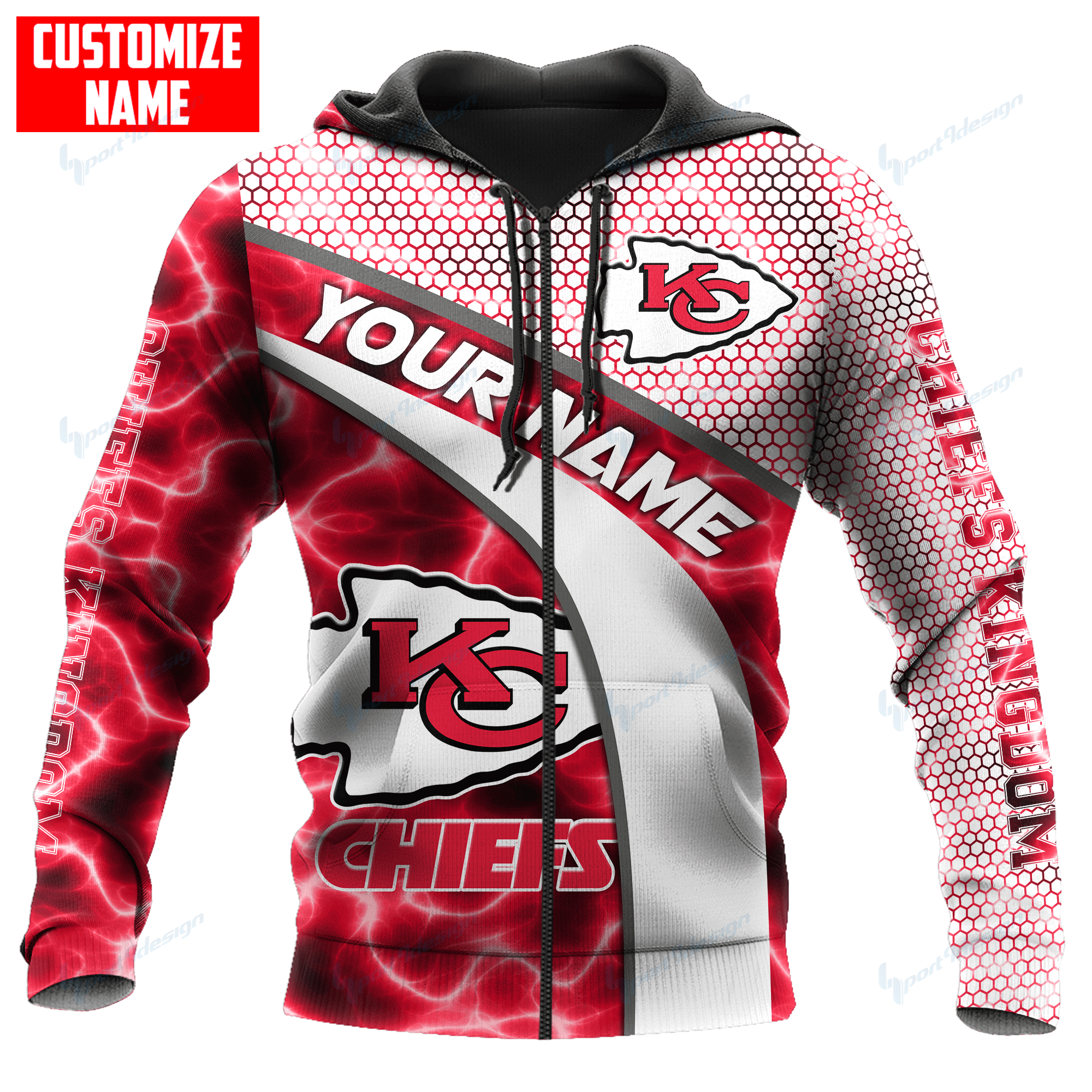 Kansas City Chiefs Personalized All Over Printed 722