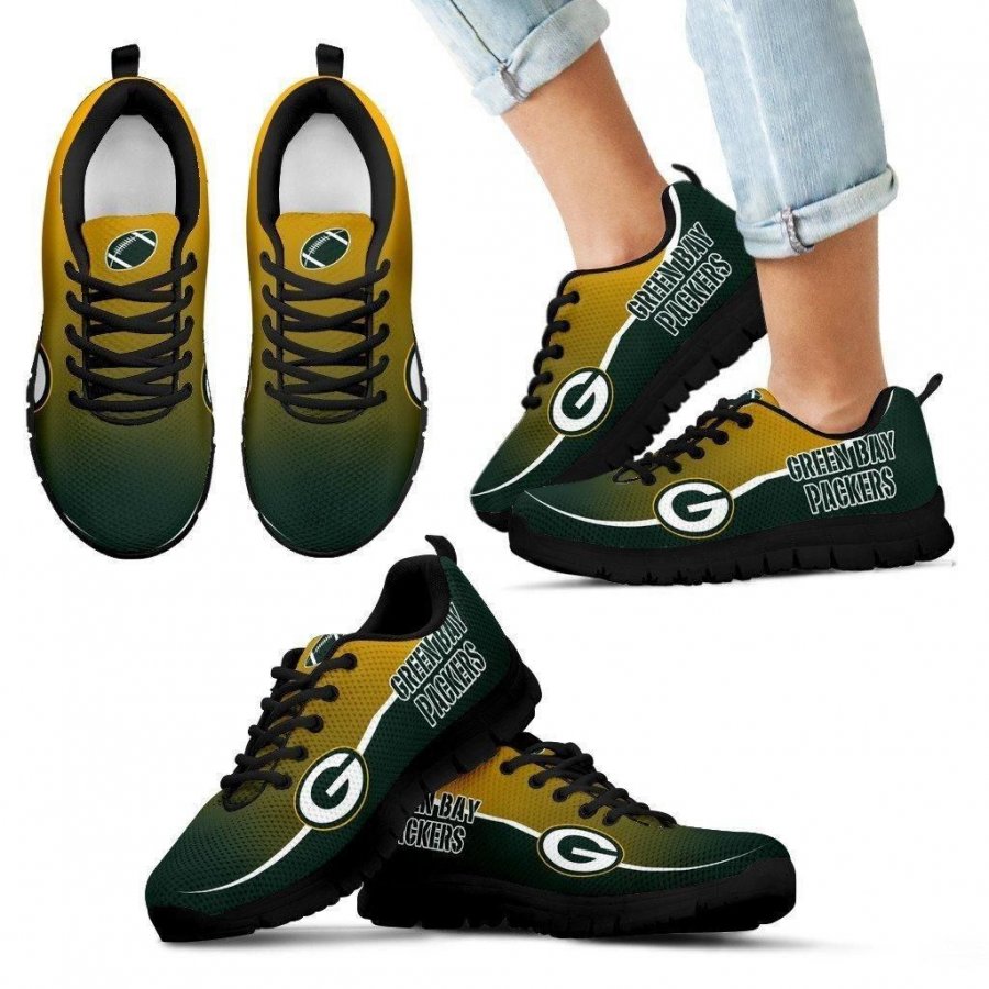 Colorful Green Bay Packers Passion Sneakers #247