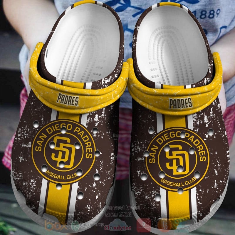 San Diego Padres Crocs Crocband Shoes