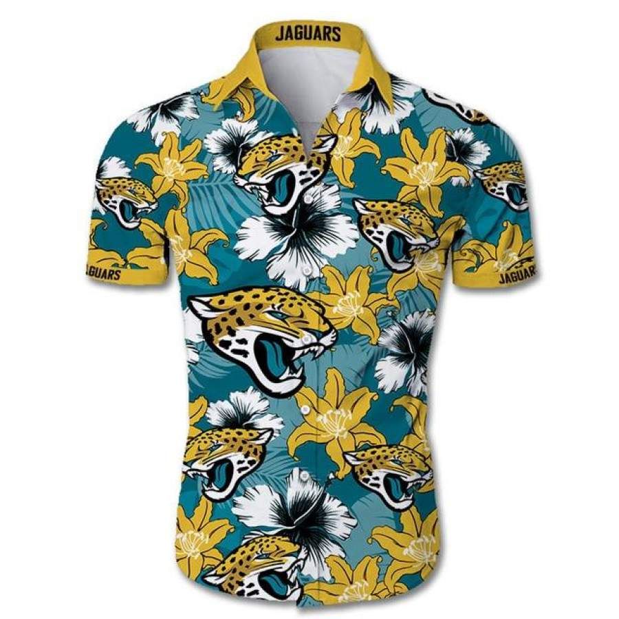 Jacksonville Jaguars Hawaiian Aloha Shirts Aloha Shirts - Funnymugsandshirts Fashion