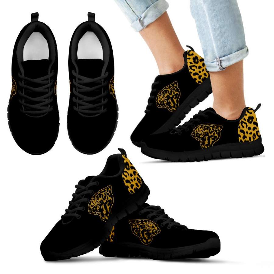 Cheetah Pattern Fabulous Jacksonville Jaguars Sneakers