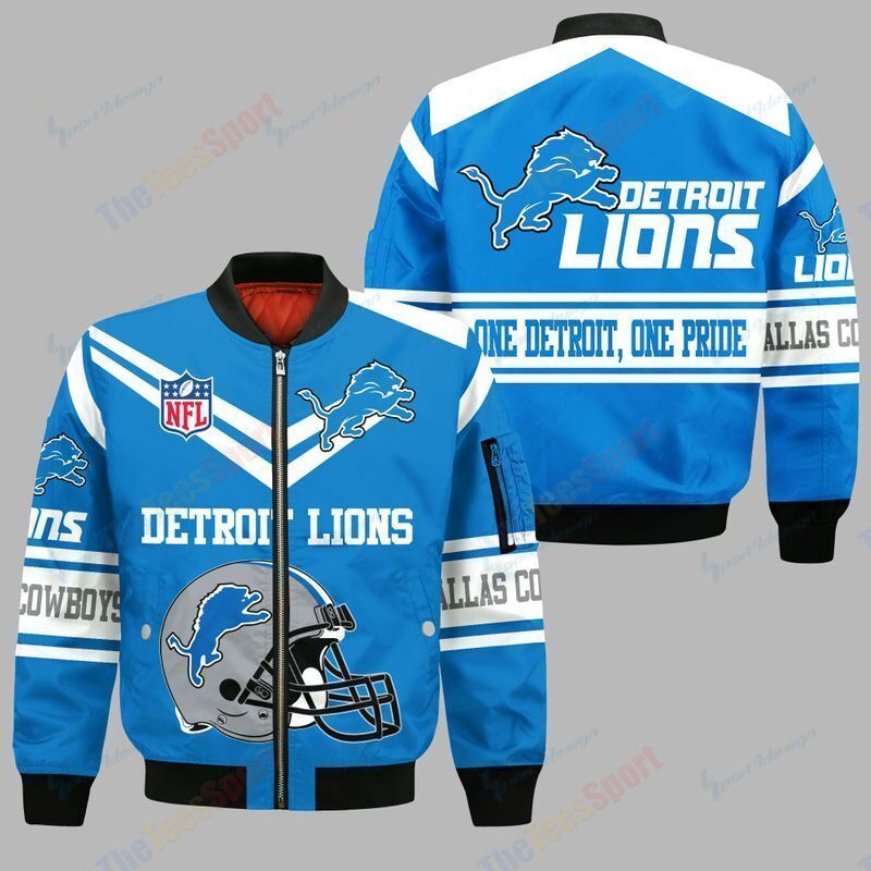 Detroit Lions Bomber Jacket 114