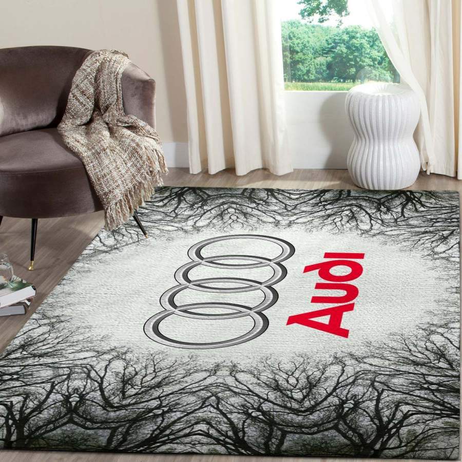 Audi Logo SuperCars Area Rugs Living Room Carpet FN131218 Local Brands Floor Decor The US Decor