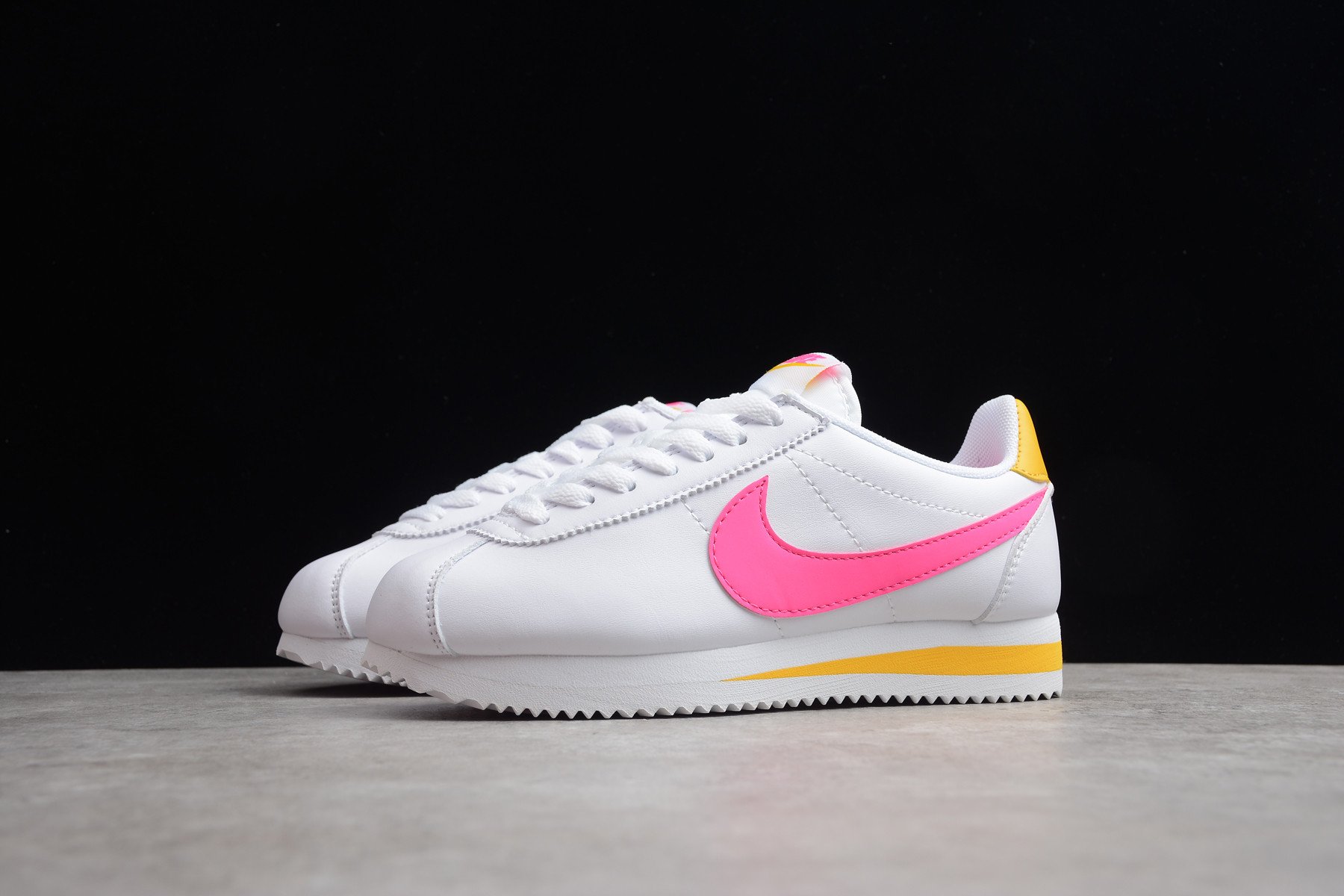 Nike Classic Cortez Leather ‘Spring Pack – Fuchsia’ Women Shoes Sneakers PR-496530