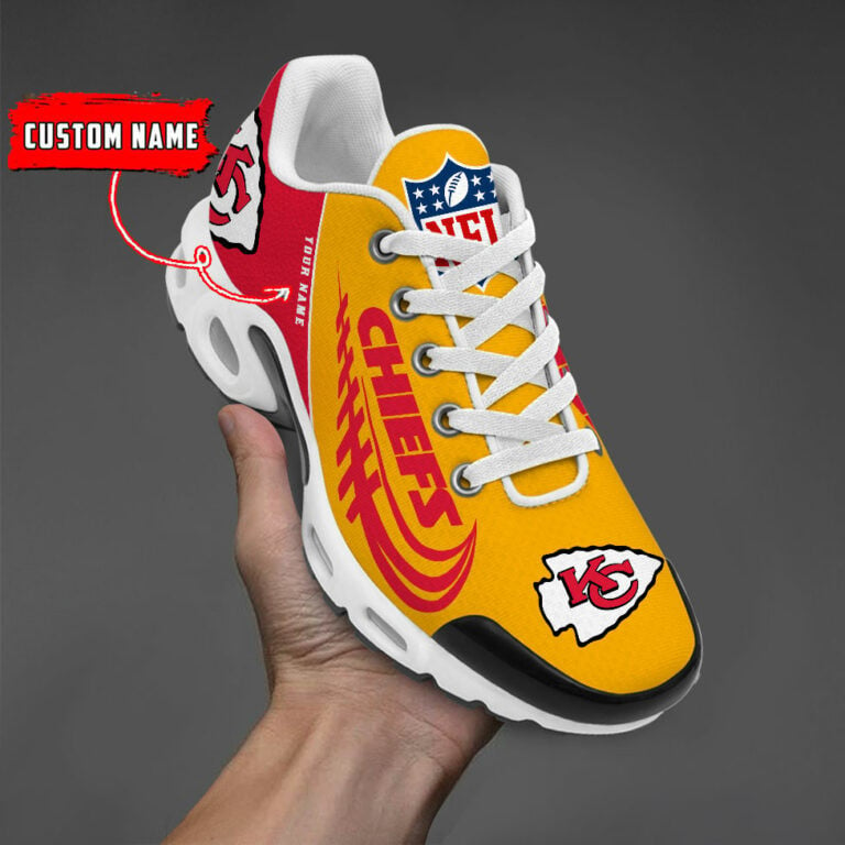 Kansas City Chiefs-Custom Name-Tn Shoes And Baseball Jersey Shirt Perfect Gift-Ds001