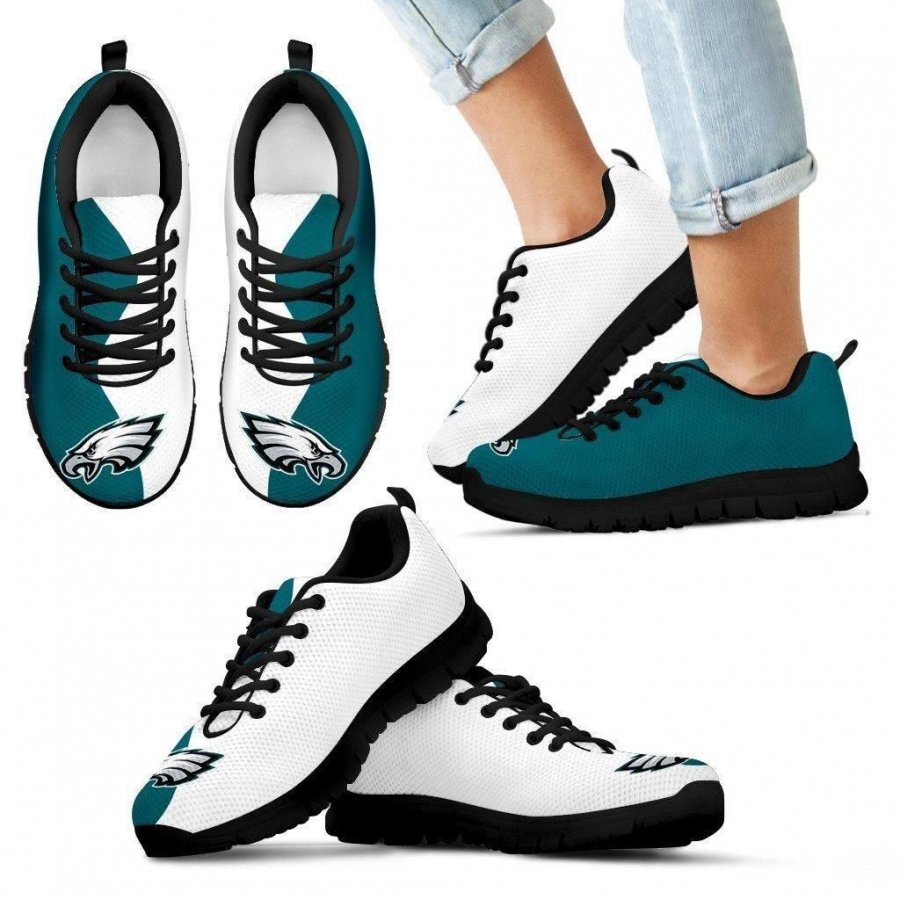 Two Colors Trending Lovely Philadelphia Eagles Sneakers #207