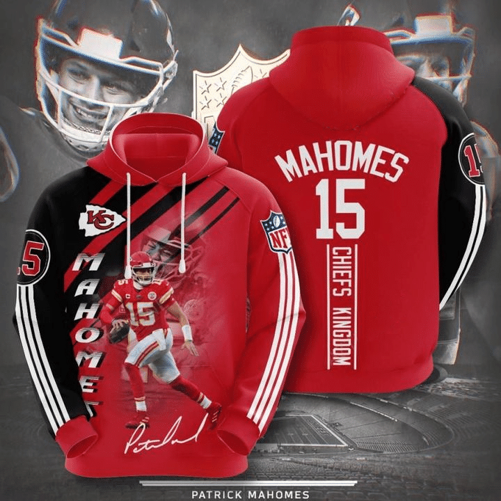 Patrick Mahomes Kansas City Chiefs  92 Unisex 3D Hoodie Gift For Fans