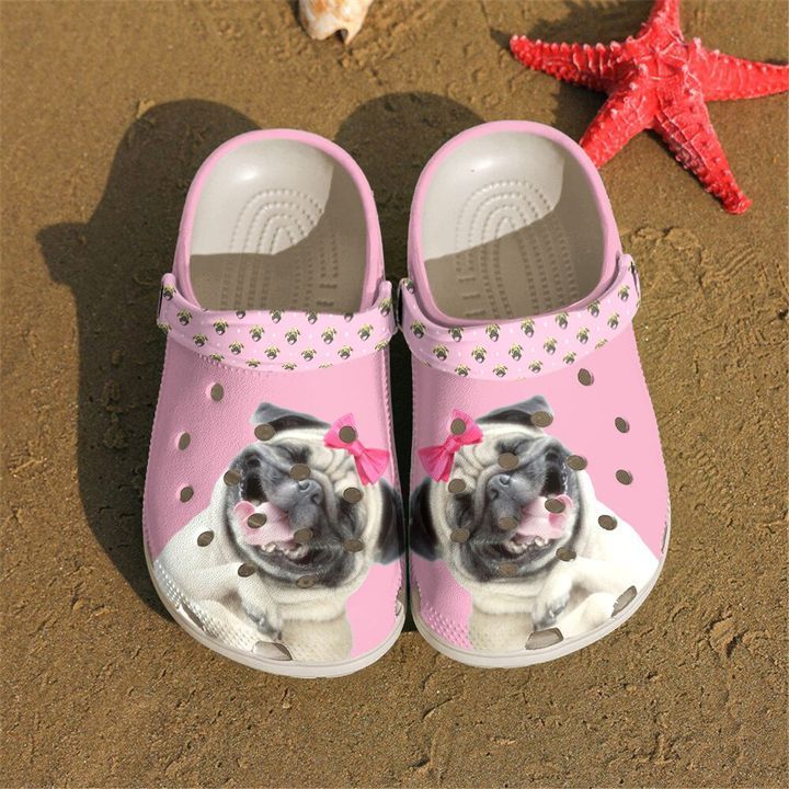 Pug Funny Sku 1890 Crocs Clog Shoes