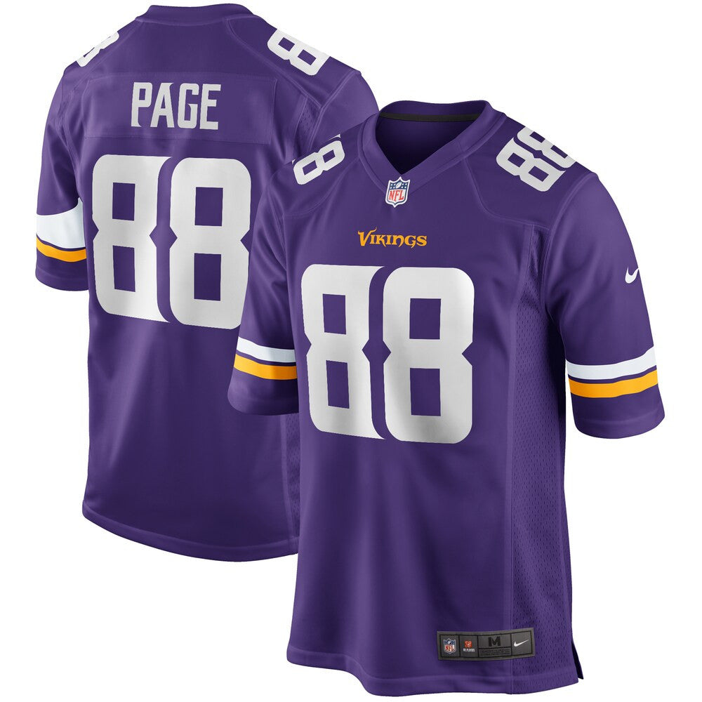 Men’s Minnesota Vikings Alan Page Nike Purple Game Retired Player 