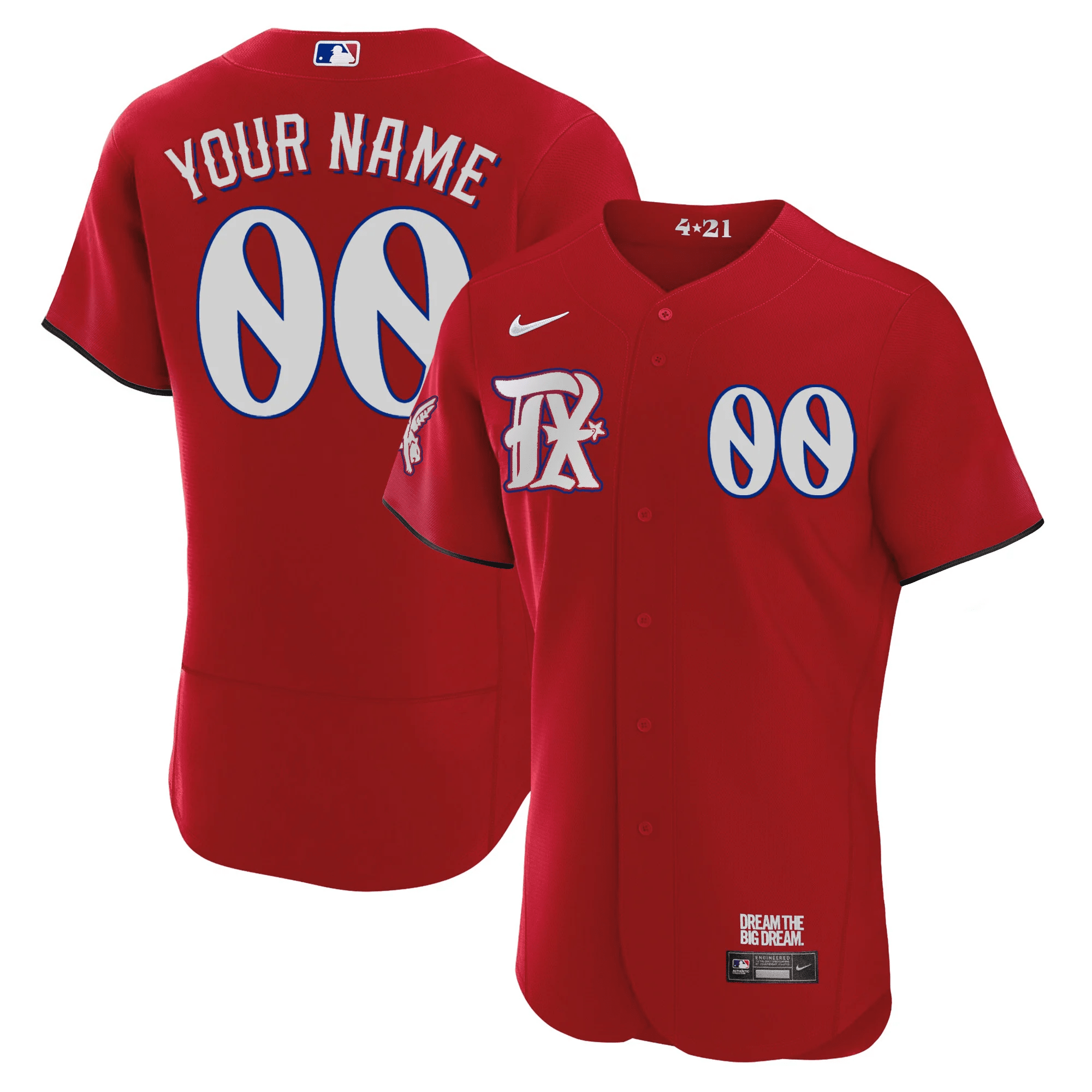 Texas Rangers 2023 City Connect Collection Custom Jersey – All Stitched ...