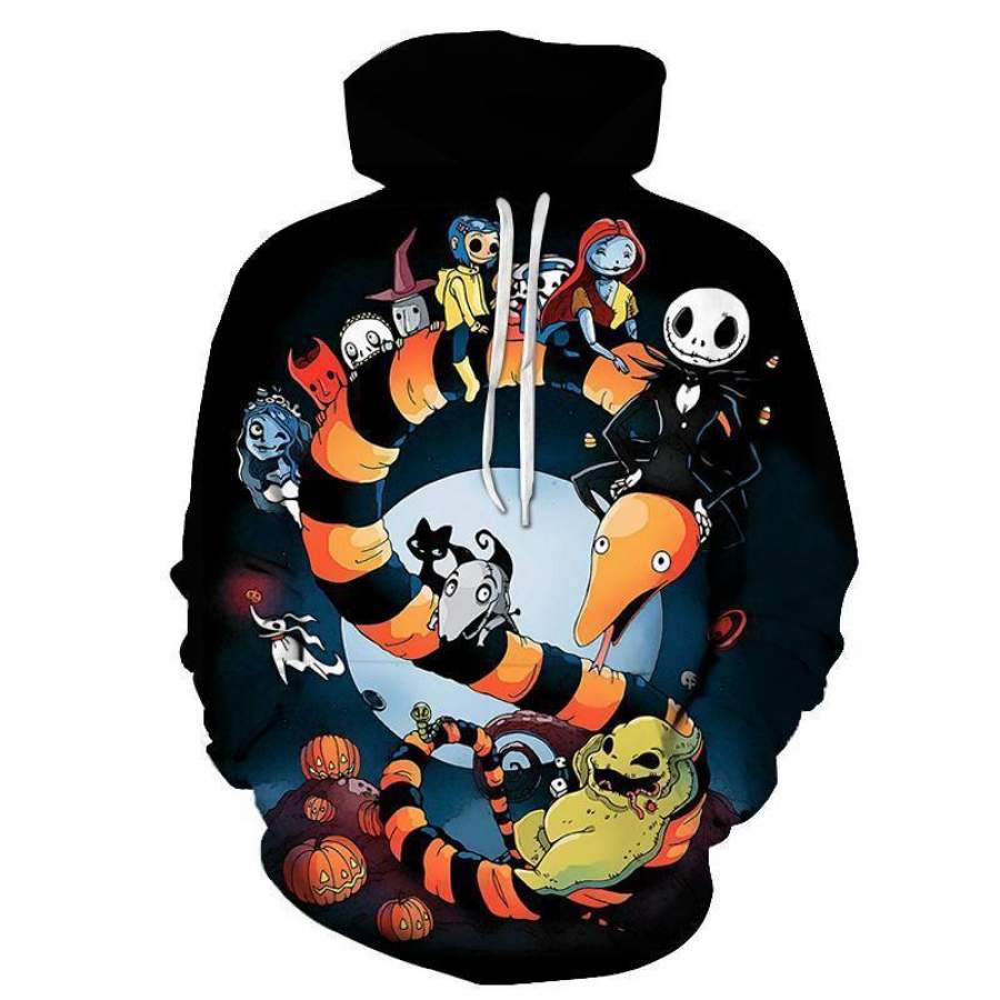 The Nightmare Before Christmas C Pull Over Hoodie