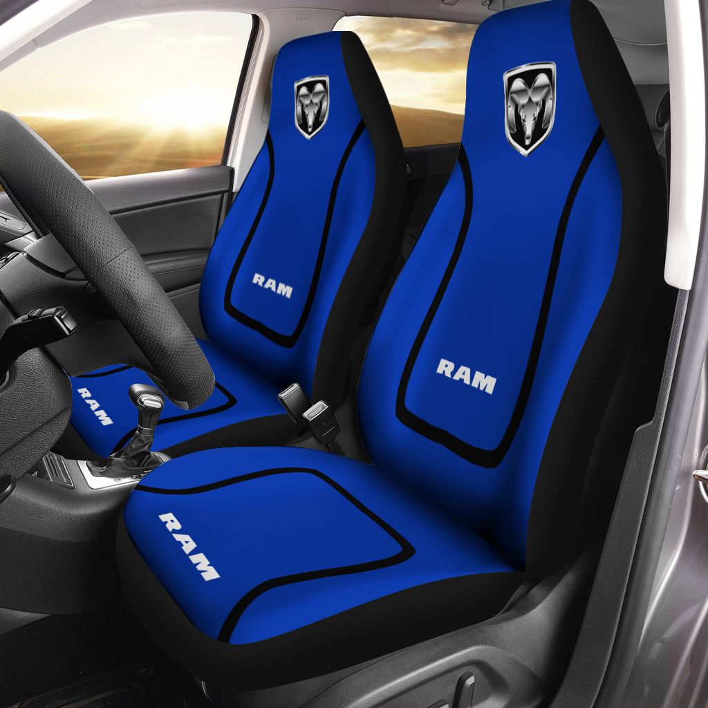 Dodge RAM NCT-HT Car Seat Cover (Set of 2) Ver 4 (Blue)