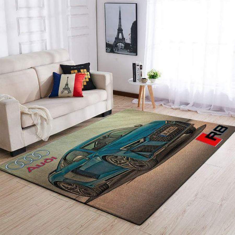 Audi R8 Supercar Area Rugs Living Room Carpet Christmas Gift Floor Decor RCDD81F34560