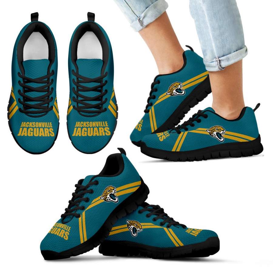 Jacksonville Jaguars Parallel Line Logo Sneakers